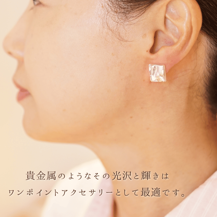 Dichroic (ダイクロ) ガラスピアス 全2色 | 花・工芸品 | 【公式通販